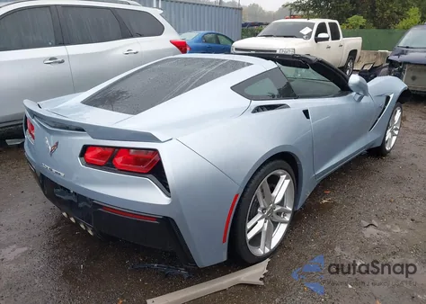 2017 Chevrolet Corvette Stingray из США, поврежденный, VIN 1G1YC2D75H5107680